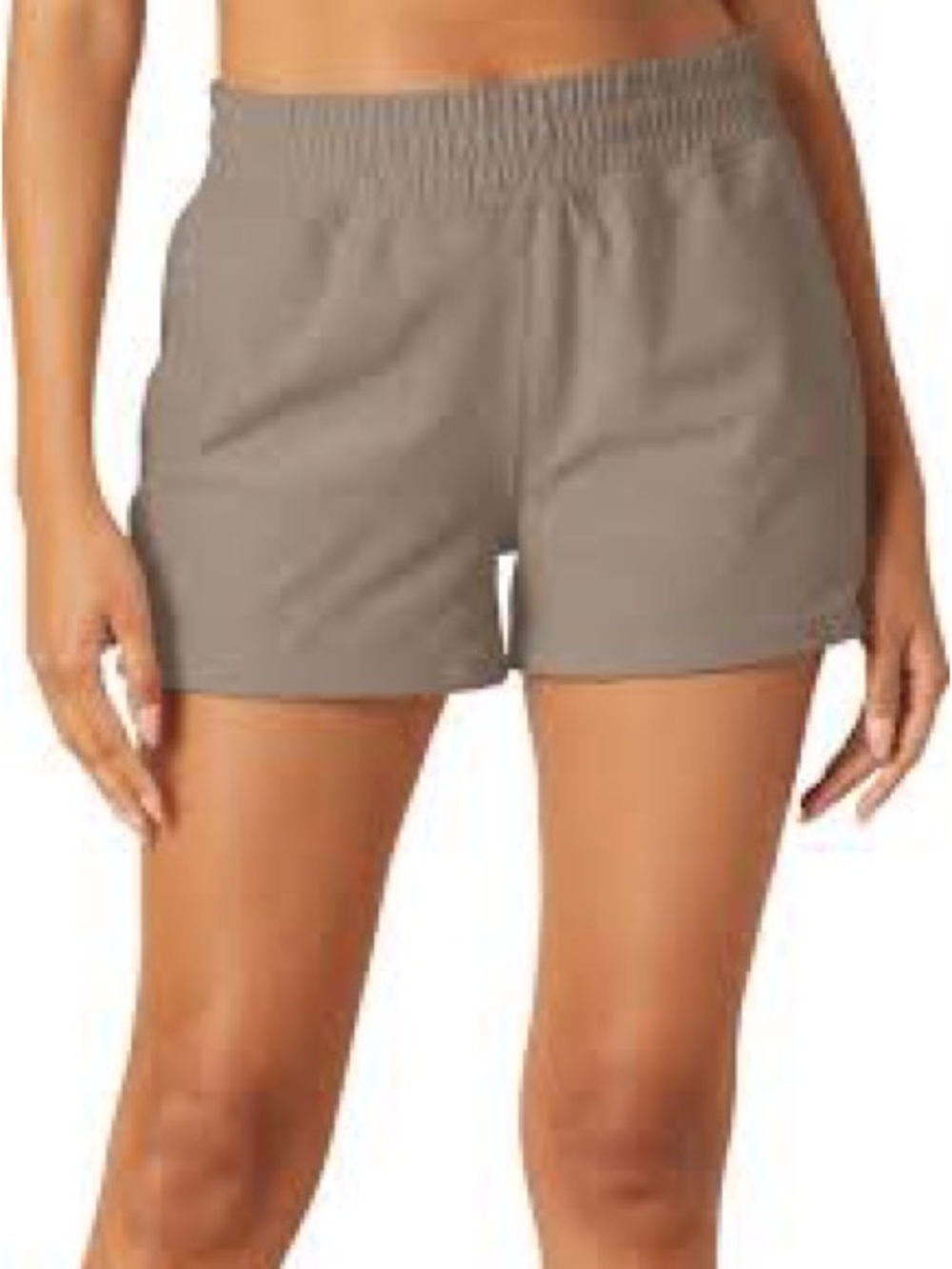 Beyond yoga Spacedye Trek High Waisted Short Taupe Large